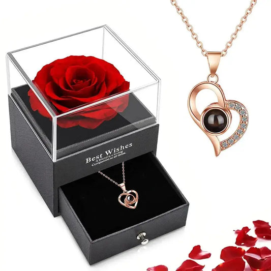 Blog-about-Projection-Necklace-Set-With-Rose-Gift-Box Sonex Shop | Quality Products