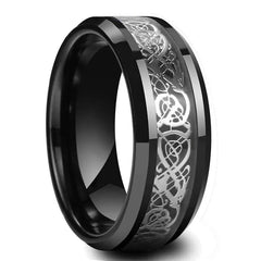 Red Groove Celtic Dragon Men's Ring - Sonex Shop | Quality Products