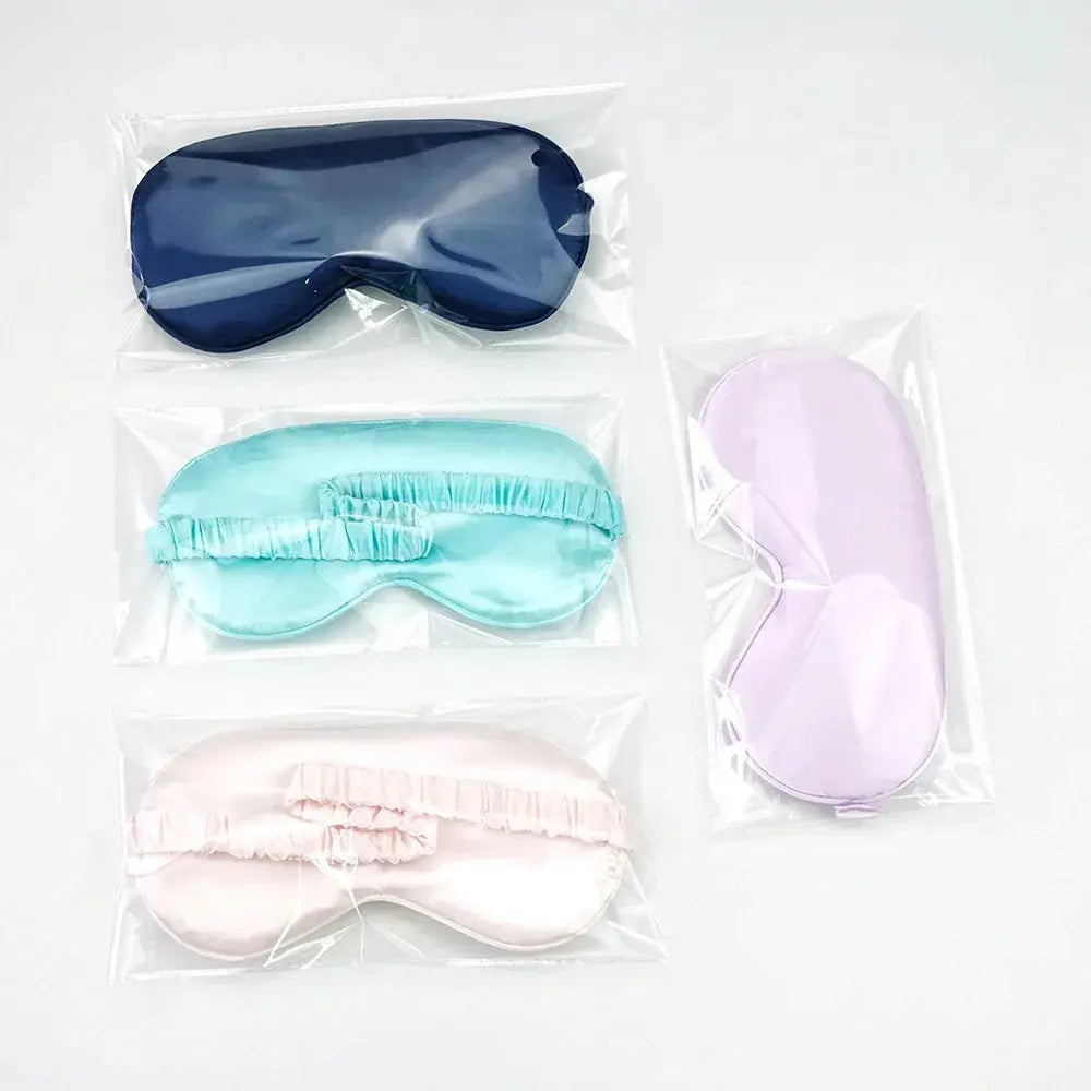 Imitated Silk Sleep Eye Mask - Travel Eyepatch, Light Blockout, Eye Care Shield for Relaxation