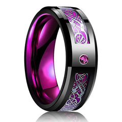 Red Groove Celtic Dragon Men's Ring - Sonex Shop | Quality Products