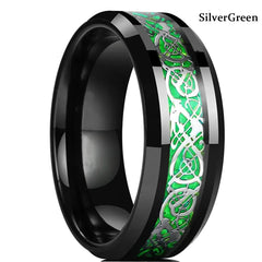 Red Groove Celtic Dragon Men's Ring - Sonex Shop | Quality Products