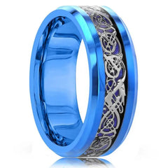 Red Groove Celtic Dragon Men's Ring - Sonex Shop | Quality Products