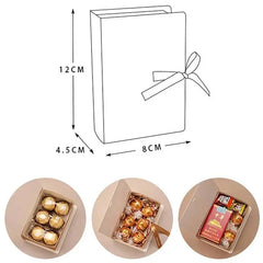 4-Piece Merry Christmas Book-Shaped Candy Boxes - Sonex Shop | Quality Products