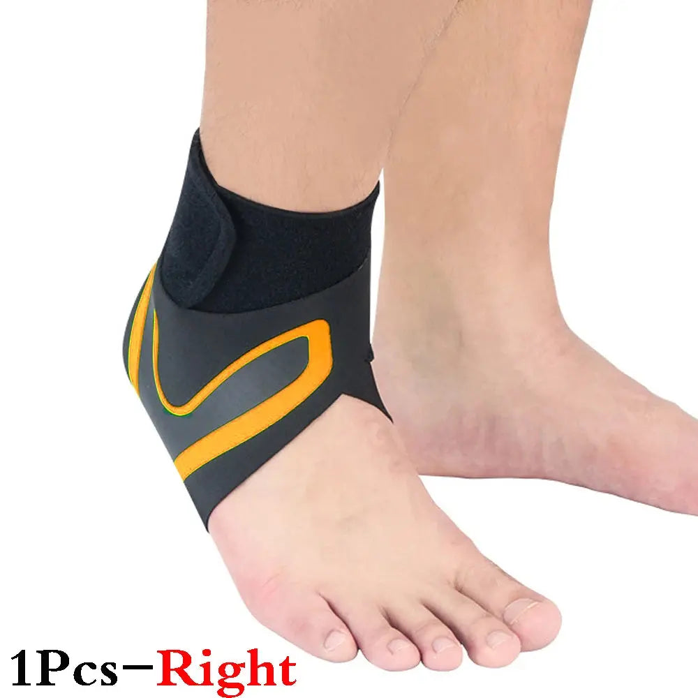 1Pcs Adjustable Compression Ankle Sleeve Elastic Ankle Brace Guard Foot Anti-Sprain Support Heel Protective Strap