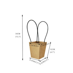 Portable Flower Box Kraft Paper Handy Gift Bag with Handle - Sonex Shop | Quality Products