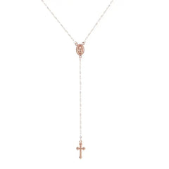 New Fashion Vintage Christian Cross Bohemia Religious Rosary Pendant Necklace for Women.