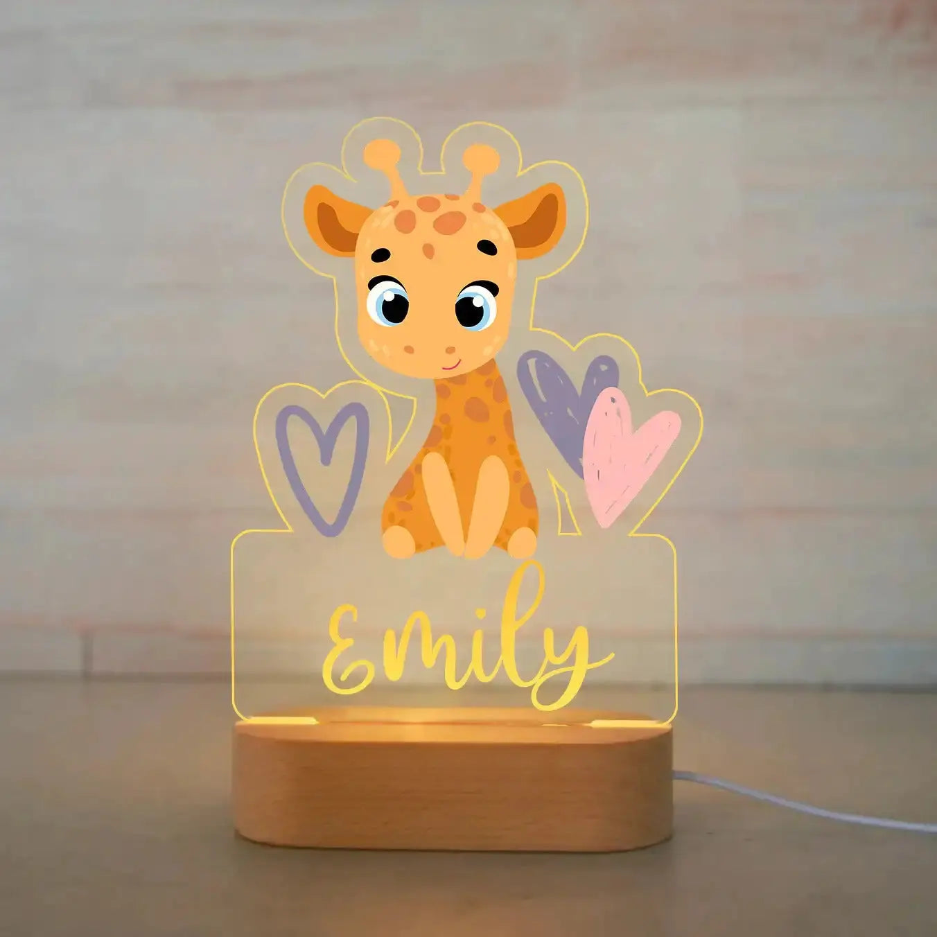 Personalized Children's Animal Night Light - Sonex Shop | Quality Products