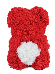 1pc Artificial Eternal Rose Teddy Bear – Perfect Gift for Mom, Mother's Day, Valentine's Day, and Anniversaries