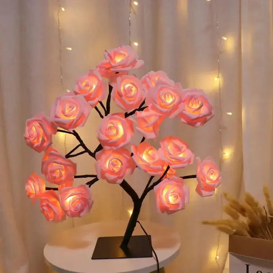 Desk Lamp Flower Tree with 24 Rose Heads - Sonex Shop | Quality Products