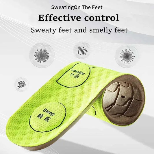 Acupressure Foot Insoles – Breathable and Deodorizing Sport Insoles