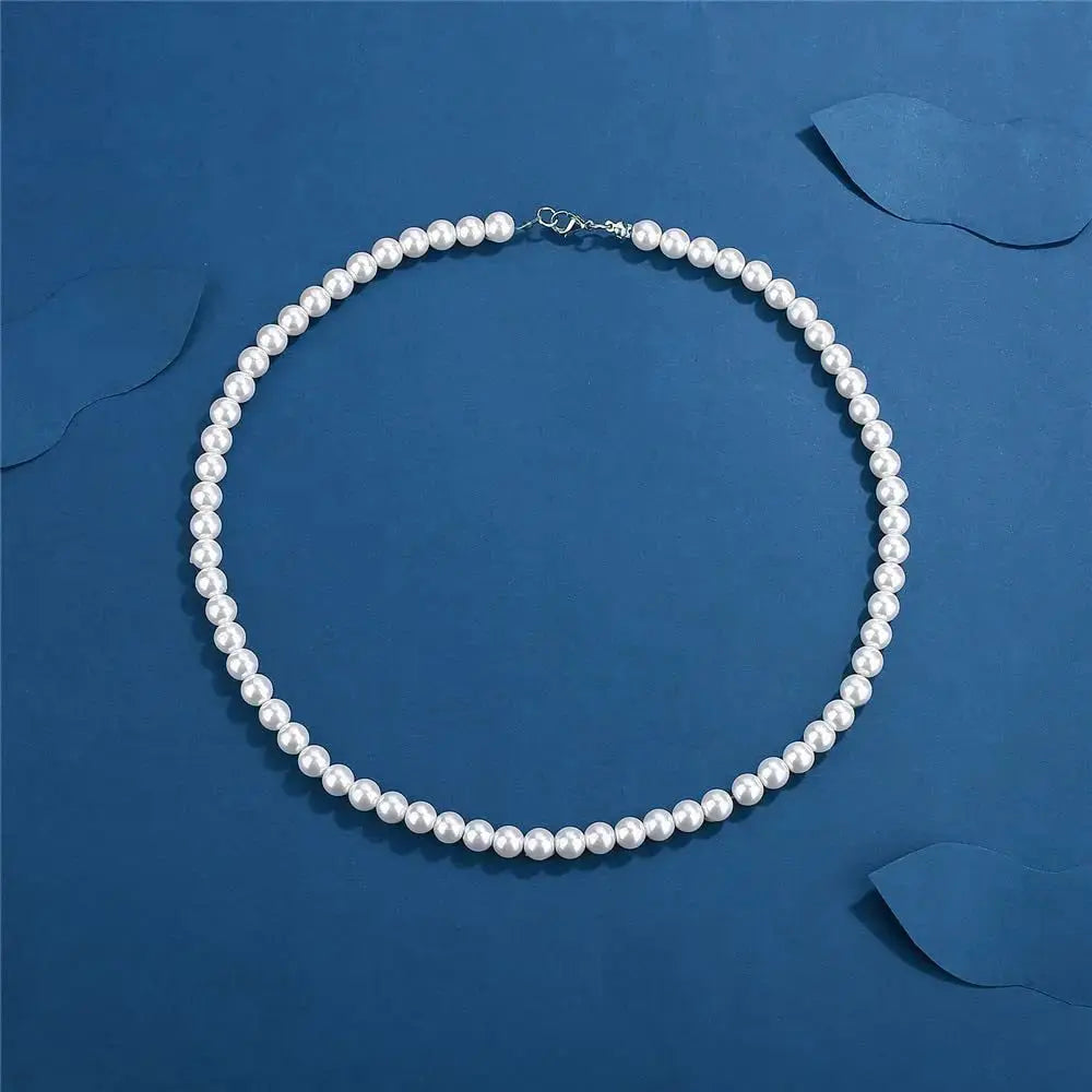 Handmade Pearl Bead Necklace - Trendy Jewelry for Men & Women