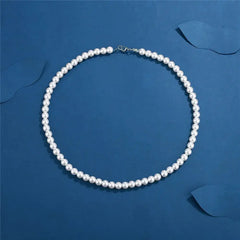 Handmade Pearl Bead Necklace - Trendy Jewelry for Men & Women