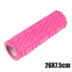 33cm Yoga Column Foam Roller, Muscle Massage Grid Back Training Set with Free Shipping