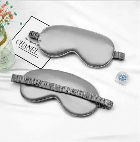 Imitated Silk Sleep Eye Mask - Travel Eyepatch, Light Blockout, Eye Care Shield for Relaxation