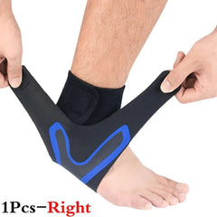 1Pcs Adjustable Compression Ankle Sleeve Elastic Ankle Brace Guard Foot Anti-Sprain Support Heel Protective Strap