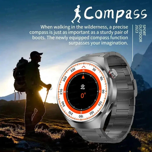 For HUAWEI GT4 Pro GPS NFC Smartwatch for Men with 360x360 AMOLED Screen, Heart Rate Monitor, Bluetooth Calling, and IP68 Waterproof Rating