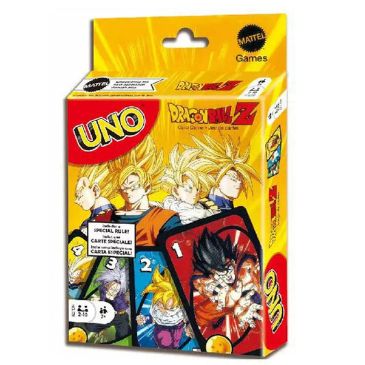 UNO: No Mercy - Dragon Ball Z Matching Card Game; Multiplayer Family Party Board Game; Funny Entertainment with Friends