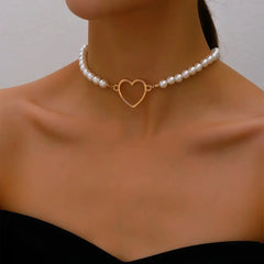 Big Pearl Choker Necklace - Elegant Wedding Jewelry for Women