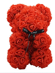 1pc Artificial Eternal Rose Teddy Bear – Perfect Gift for Mom, Mother's Day, Valentine's Day, and Anniversaries