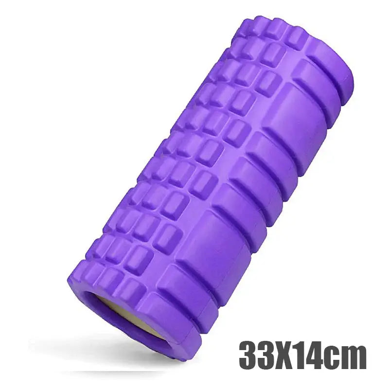 33cm Yoga Column Foam Roller, Muscle Massage Grid Back Training Set with Free Shipping