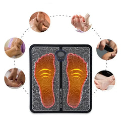 Remote EMS Foot Massager Pad – Portable Electric Muscle Stimulation Massage Mat - Sonex Shop | Quality Products