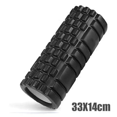 33cm Yoga Column Foam Roller, Muscle Massage Grid Back Training Set with Free Shipping