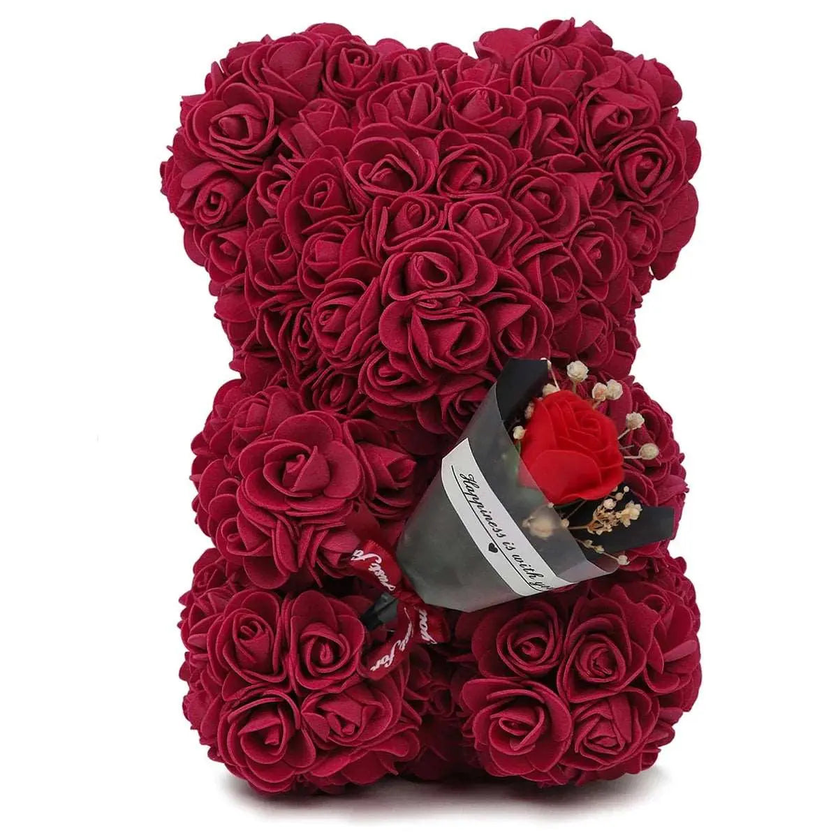 1pc Artificial Eternal Rose Teddy Bear – Perfect Gift for Mom, Mother's Day, Valentine's Day, and Anniversaries