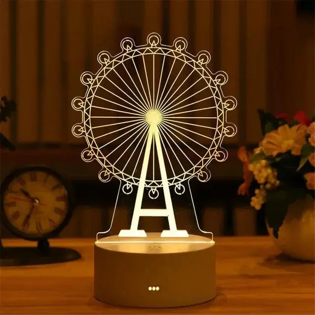 LED Night Light Note Board – USB-Powered Message Board with Pen, Decorative Lamp for Children & Girlfriend