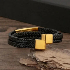 Classic Men's Leather Bracelet - Sonex Shop | Quality Products