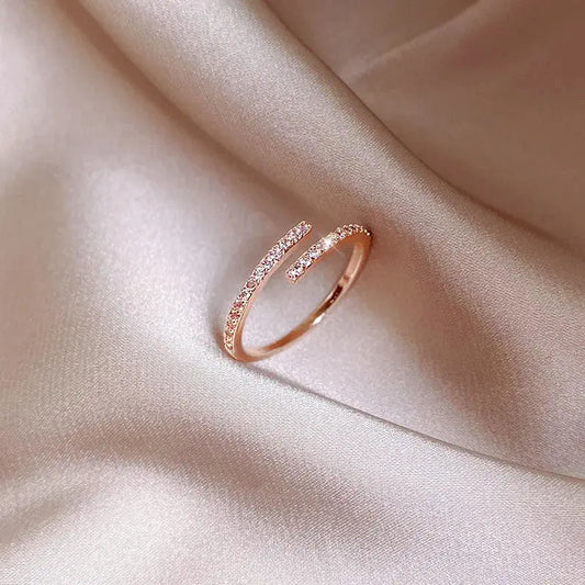 Minimalist Thin Rings for Women - High-Quality Cubic Zircon Wedding Jewelry