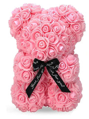 1pc Artificial Eternal Rose Teddy Bear – Perfect Gift for Mom, Mother's Day, Valentine's Day, and Anniversaries