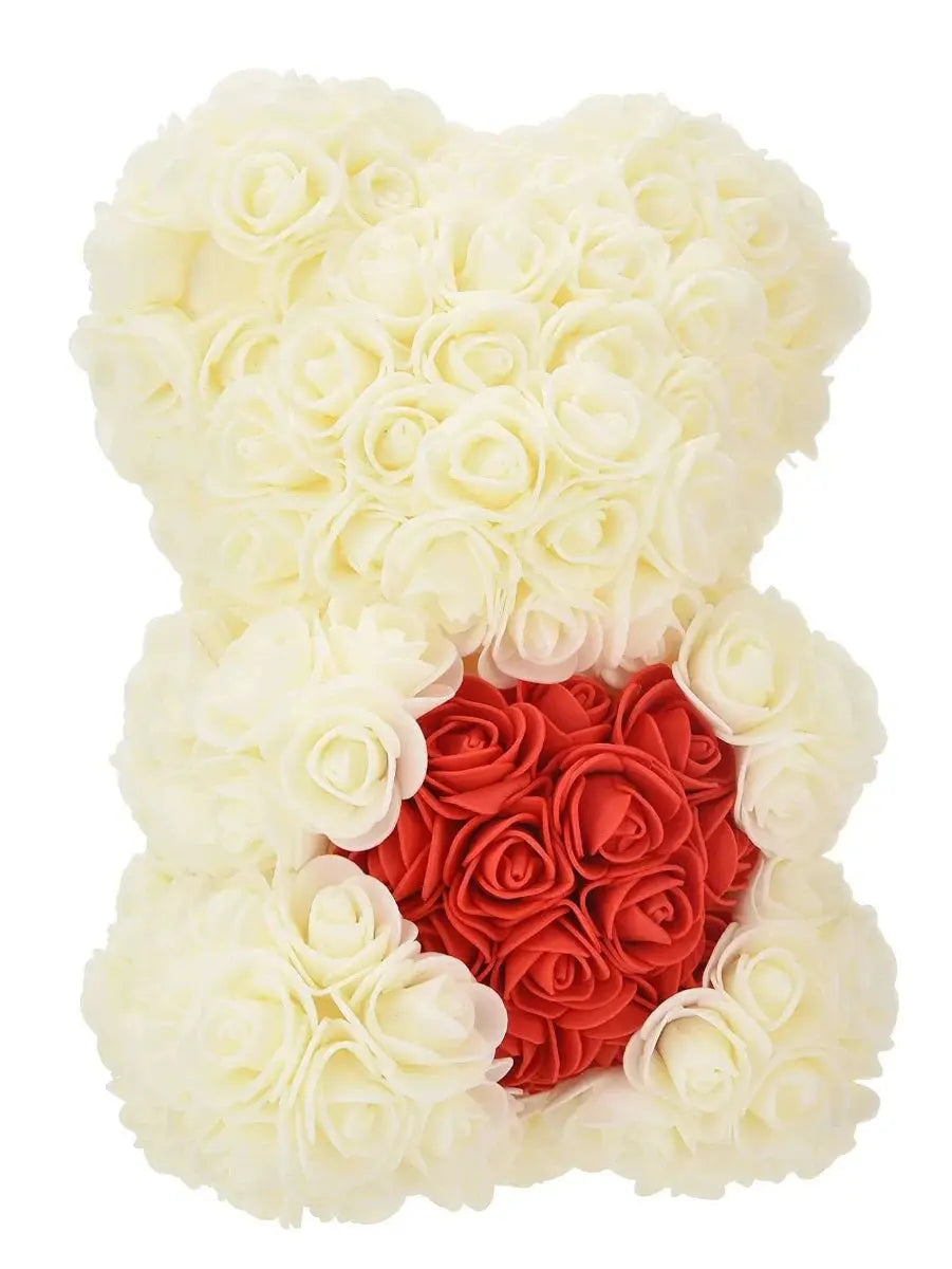 1pc Artificial Eternal Rose Teddy Bear – Perfect Gift for Mom, Mother's Day, Valentine's Day, and Anniversaries