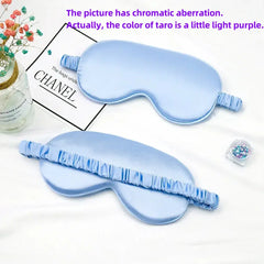 Imitated Silk Sleep Eye Mask - Travel Eyepatch, Light Blockout, Eye Care Shield for Relaxation