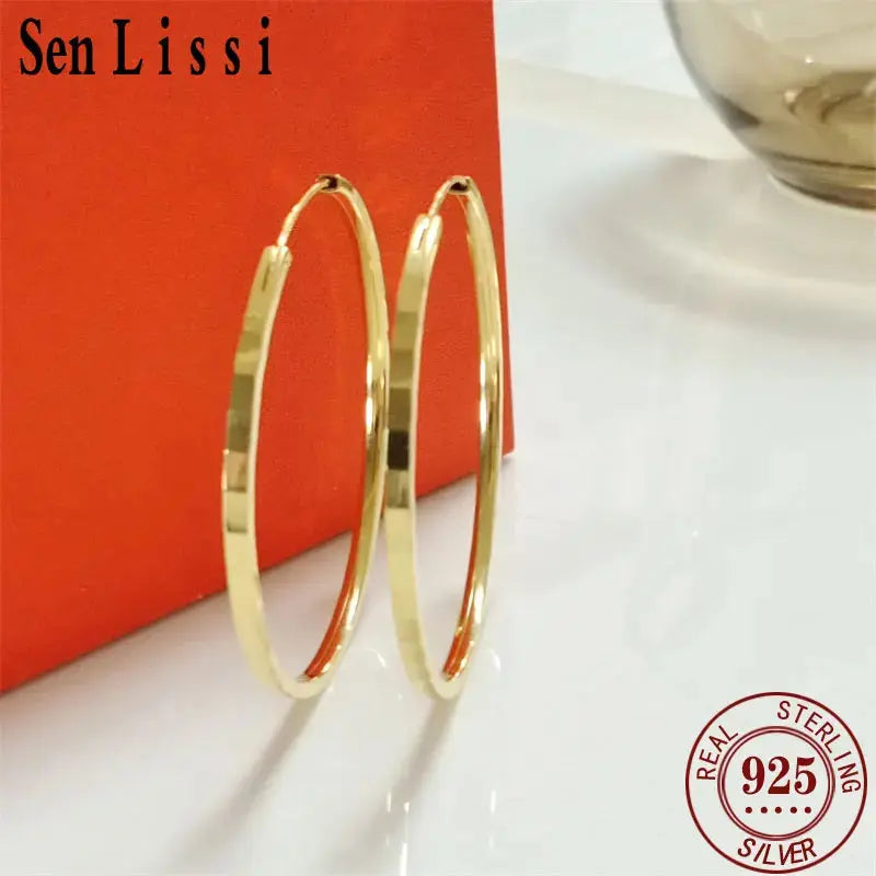 New Fashion 18K Gold Plated Hoop Earrings for Women - Sonex Shop | Quality Products