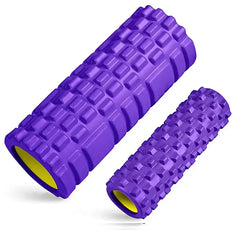 33cm Yoga Column Foam Roller, Muscle Massage Grid Back Training Set with Free Shipping