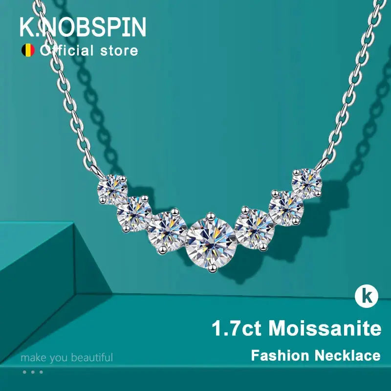 Moissanite Necklace for Women's Wedding Fine Jewelry - Sonex Shop | Quality Products