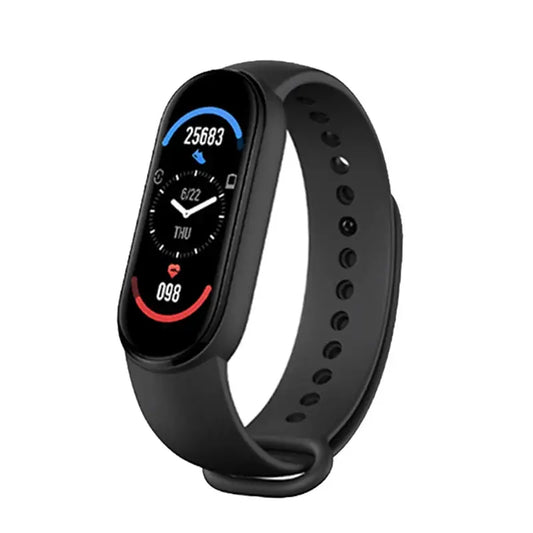 M6 Smart Watch - Unisex Fitness Tracker, Heart Rate & Blood Pressure Monitor, Waterproof Sports Band