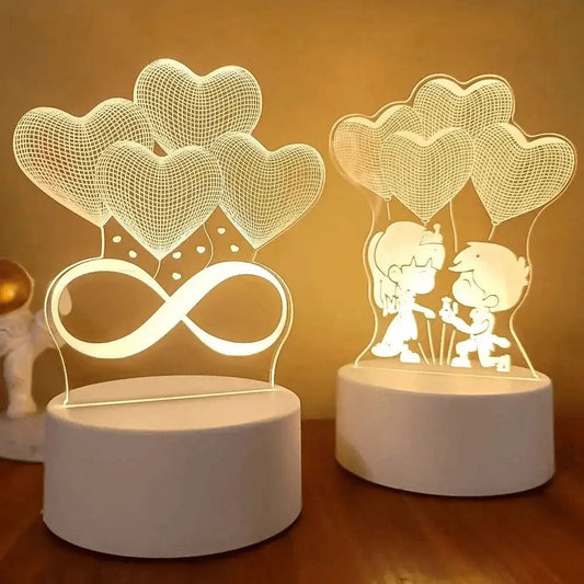 3D Creative Bear Lamp – Acrylic USB LED Night Light - Sonex Shop | Quality Products