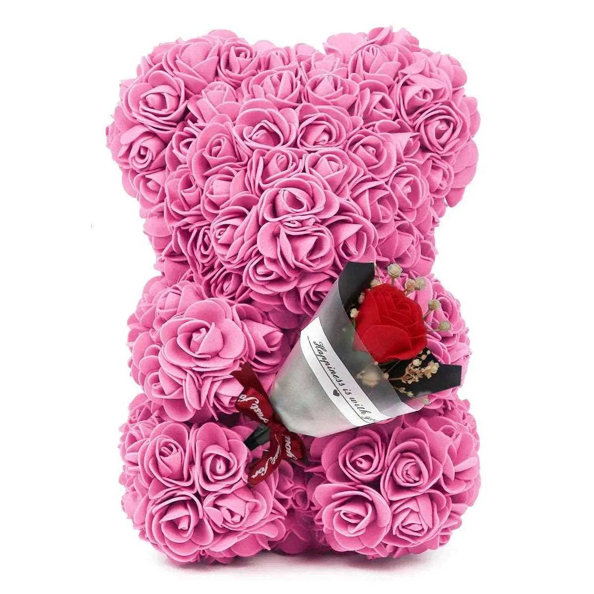 1pc Artificial Eternal Rose Teddy Bear – Perfect Gift for Mom, Mother's Day, Valentine's Day, and Anniversaries