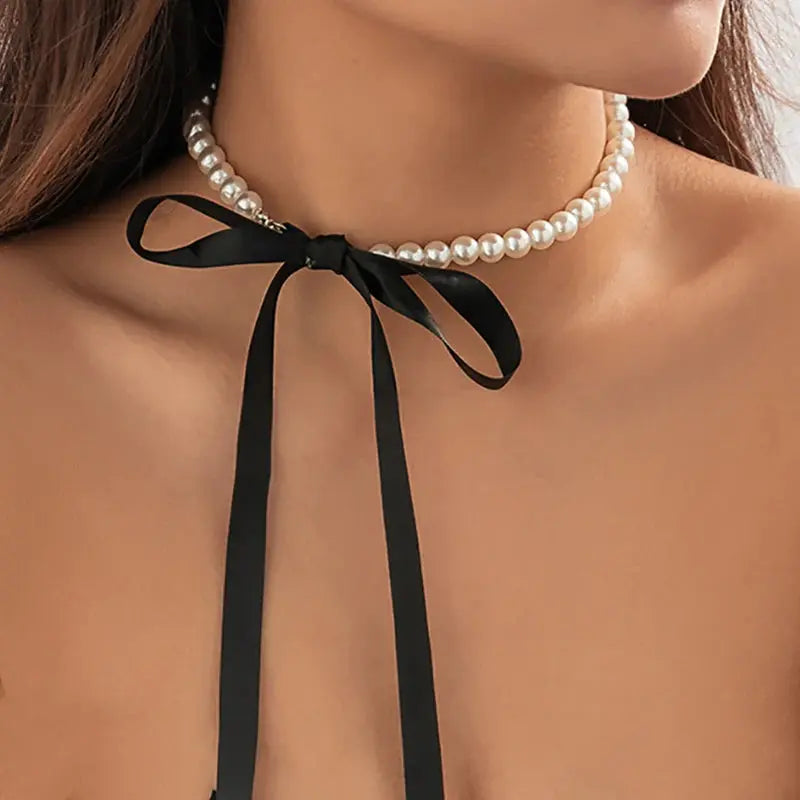 Big Pearl Choker Necklace - Elegant Wedding Jewelry for Women