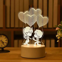 LED Night Light Note Board – USB-Powered Message Board with Pen, Decorative Lamp for Children & Girlfriend