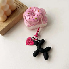 Cute Acrylic Cartoon Balloon Dog Keychains