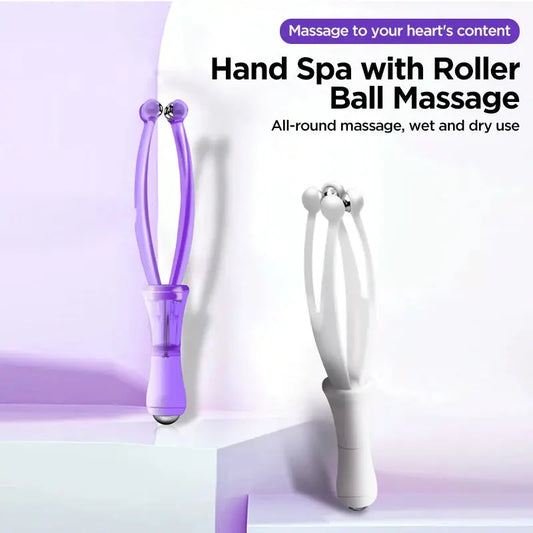 360-Degree Rolling Steel Ball Finger Massager – Health Care Tool for Effective Massage