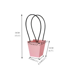 Portable Flower Box Kraft Paper Handy Gift Bag with Handle - Sonex Shop | Quality Products