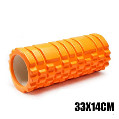 33cm Yoga Column Foam Roller, Muscle Massage Grid Back Training Set with Free Shipping