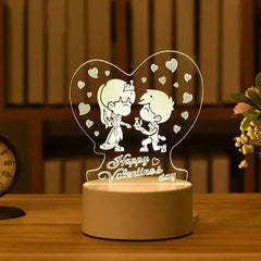 LED Night Light Note Board – USB-Powered Message Board with Pen, Decorative Lamp for Children & Girlfriend